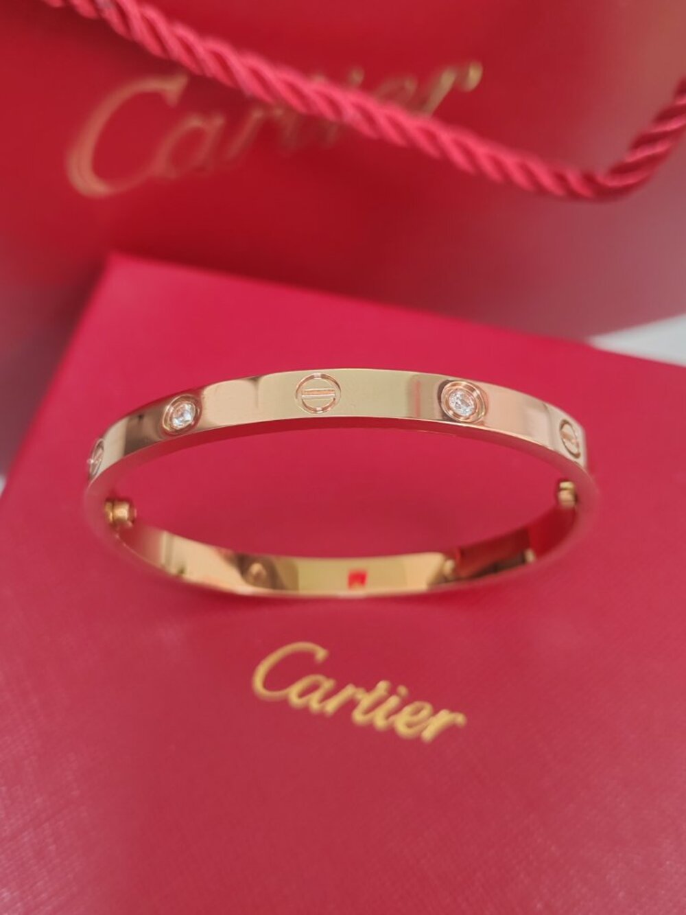 🌹 Cartier Rose Gold Bracelet